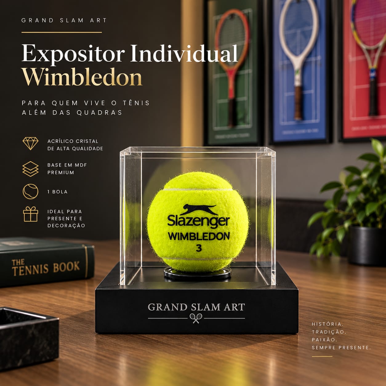 Expositor Individual Wimbledon — Grand Slam Art